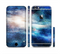 The Blue & Gold Glowing Star-Wave Sectioned Skin Series for the Apple iPhone 6/6s Plus