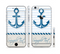 The Blue Highlighted Anchor with Rope Sectioned Skin Series for the Apple iPhone 6/6s Plus
