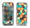The Blue & Orange Abstract Polka Dots Apple iPhone 5-5s LifeProof Nuud Case Skin Set