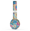 The Blue & Pink Layered Paisley Pattern V3 Skin Set for the Beats by Dre Solo 2 Wireless Headphones
