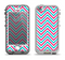 The Blue & Pink Sharp Chevron Pattern Apple iPhone 5-5s LifeProof Nuud Case Skin Set