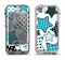The Blue Polkadotted Vector Stars Apple iPhone 5-5s LifeProof Nuud Case Skin Set