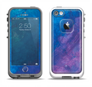 The Blue & Purple Pastel Apple iPhone 5-5s LifeProof Fre Case Skin Set