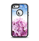The Blue Sky Pink Flower Field Apple iPhone 5-5s Otterbox Defender Case Skin Set