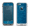 The Blue Sparkly Glitter Ultra Metallic Apple iPhone 5-5s LifeProof Fre Case Skin Set