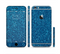 The Blue Sparkly Glitter Ultra Metallic Sectioned Skin Series for the Apple iPhone 6/6s Plus
