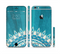 The Blue Spiked Orb Pattern V3 Sectioned Skin Series for the Apple iPhone 6/6s Plus