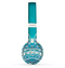 The Blue Spiked Orb Pattern V3 Skin Set for the Beats by Dre Solo 2 Wireless Headphones