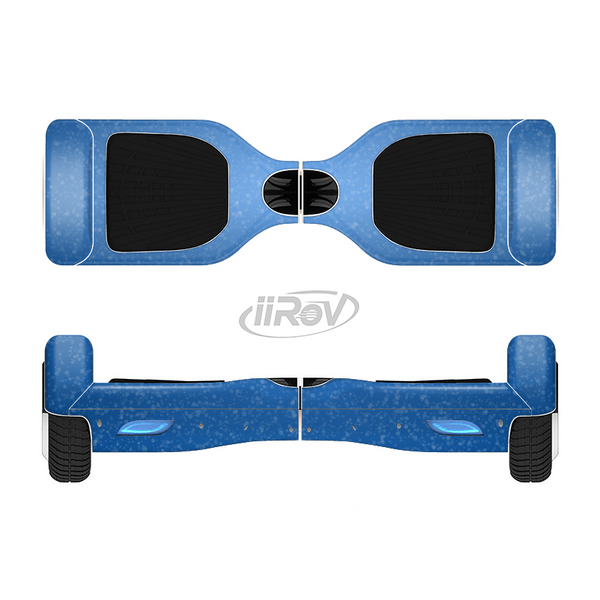 The Blue Subtle Speckles Full-Body Skin Set for the Smart Drifting SuperCharged iiRov HoverBoard