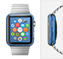 The Blue Subtle Speckles Full-Body Skin Set for the Apple Watch