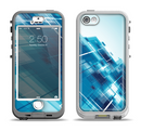 The Blue Transending Squares Apple iPhone 5-5s LifeProof Nuud Case Skin Set