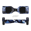 The Blue Vector Camo Full-Body Skin Set for the Smart Drifting SuperCharged iiRov HoverBoard