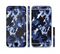 The Blue Vector Camo Sectioned Skin Series for the Apple iPhone 6/6s Plus
