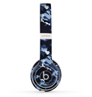 The Blue Vector Camo Skin Set for the Beats by Dre Solo 2 Wireless Headphones