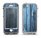 The Blue Washed WoodGrain Apple iPhone 5-5s LifeProof Nuud Case Skin Set