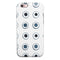 The Blue Watercolor Circle Polka Dots iPhone 6/6s or 6/6s Plus 2-Piece Hybrid INK-Fuzed Case