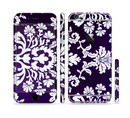 The Blue & White Delicate Pattern Sectioned Skin Series for the Apple iPhone 6/6s