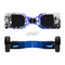 The Blue & White Rain Shimmer Strips Full-Body Skin Set for the Smart Drifting SuperCharged iiRov HoverBoard