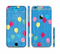 The Blue With Colorful Flying Balloons Sectioned Skin Series for the Apple iPhone 6/6s Plus