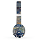 The Blue & Yellow Abstract Oil Painting Skin Set for the Beats by Dre Solo 2 Wireless Headphones