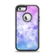 The Blue and Purple Translucent Glimmer Lights Apple iPhone 5-5s Otterbox Defender Case Skin Set