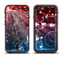 The Blue and Red Light Arrays with Glowing Vines Apple iPhone 6/6s LifeProof Fre Case Skin Set