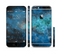 The Blue and Teal Painted Universe Sectioned Skin Series for the Apple iPhone 6/6s