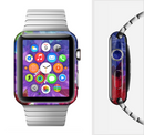 The Boldly Colored Flowers Full-Body Skin Set for the Apple Watch