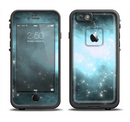 The Bright Blue Vivid Galaxy Apple iPhone 6/6s LifeProof Fre Case Skin Set