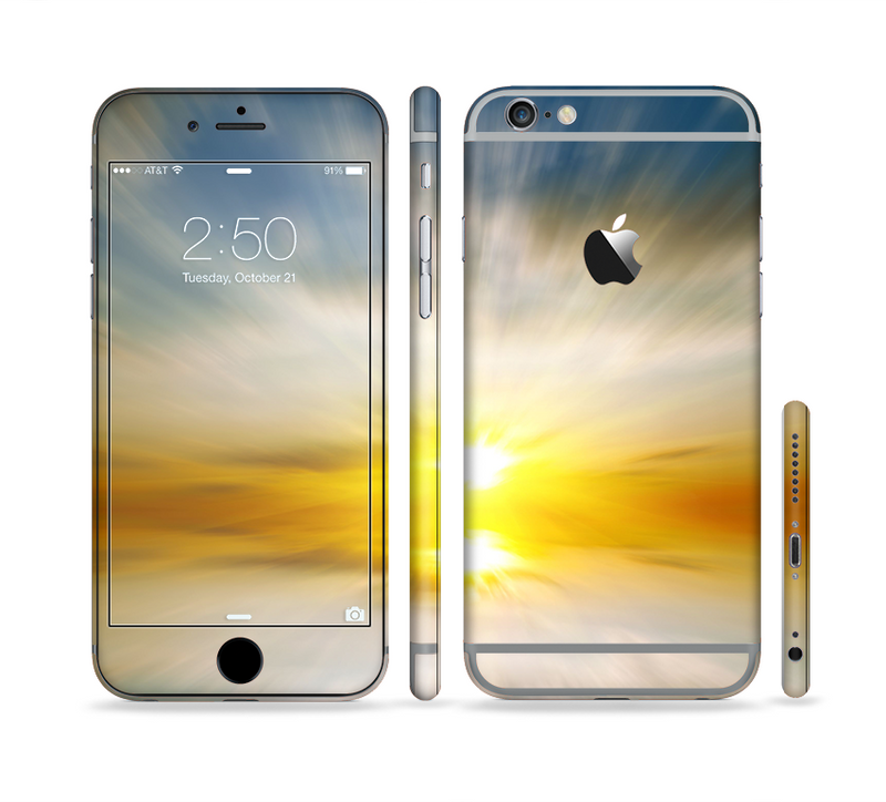 The Bright Blurred Sunset Sectioned Skin Series for the Apple iPhone 6/6s