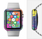 The Bright Colored Cartoon Flowers Full-Body Skin Set for the Apple Watch