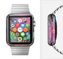 The Bright Colorful Flower Sprouts Full-Body Skin Set for the Apple Watch