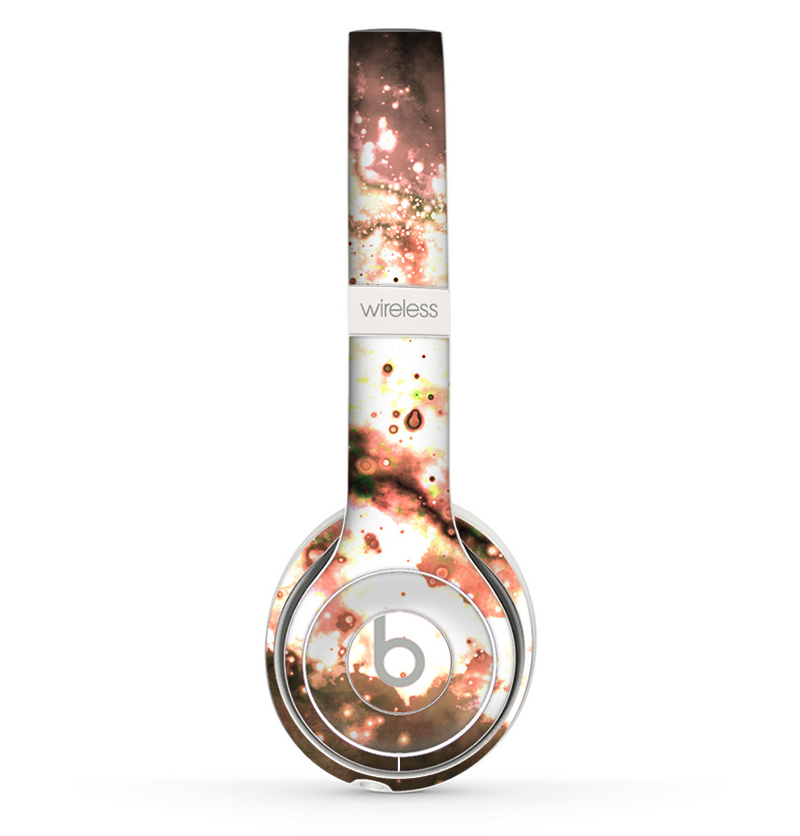 The Bright Gold Cloudy Lights Skin Set for the Beats by Dre Solo 2 Wireless Headphones