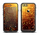 The Bright Gold Glowing Sparks Apple iPhone 6/6s LifeProof Fre Case Skin Set