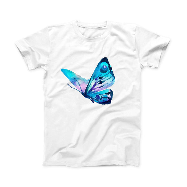 The Bright Graceful Butterfly ink-Fuzed Front Spot Graphic Unisex Soft-Fitted Tee Shirt