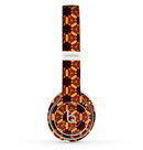 The Bright Orange Geometric Design Pattern Skin Set for the Beats by Dre Solo 2 Wireless Headphones