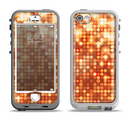 The Bright Orange Unfocused Circles Apple iPhone 5-5s LifeProof Nuud Case Skin Set