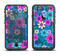 The Bright Pink & Blue Vector Floral Apple iPhone 6/6s LifeProof Fre Case Skin Set