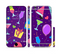 The Bright Purple Party Drinks Sectioned Skin Series for the Apple iPhone 6/6s Plus