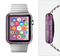 The Bright Purple Rays Full-Body Skin Set for the Apple Watch