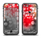 The Bright Unfocused White & Red Love Dots Apple iPhone 6/6s LifeProof Fre Case Skin Set