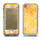 The Bright Yellow and Orange Leopard Print Apple iPhone 5-5s LifeProof Nuud Case Skin Set