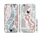 The Brown and Teal Lace Design Sectioned Skin Series for the Apple iPhone 6/6s