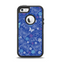The Butterfly Blue Laced Apple iPhone 5-5s Otterbox Defender Case Skin Set
