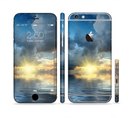 The Calm Ocean Sunset Sectioned Skin Series for the Apple iPhone 6/6s