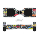 The Cartoon Color-Eyed Black Owls Full-Body Skin Set for the Smart Drifting SuperCharged iiRov HoverBoard