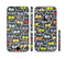 The Cartoon Color-Eyed Black Owls Sectioned Skin Series for the Apple iPhone 6/6s
