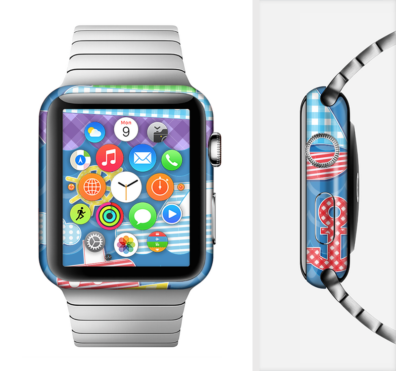 The Cartoon Ships and Submarines Full-Body Skin Set for the Apple Watch