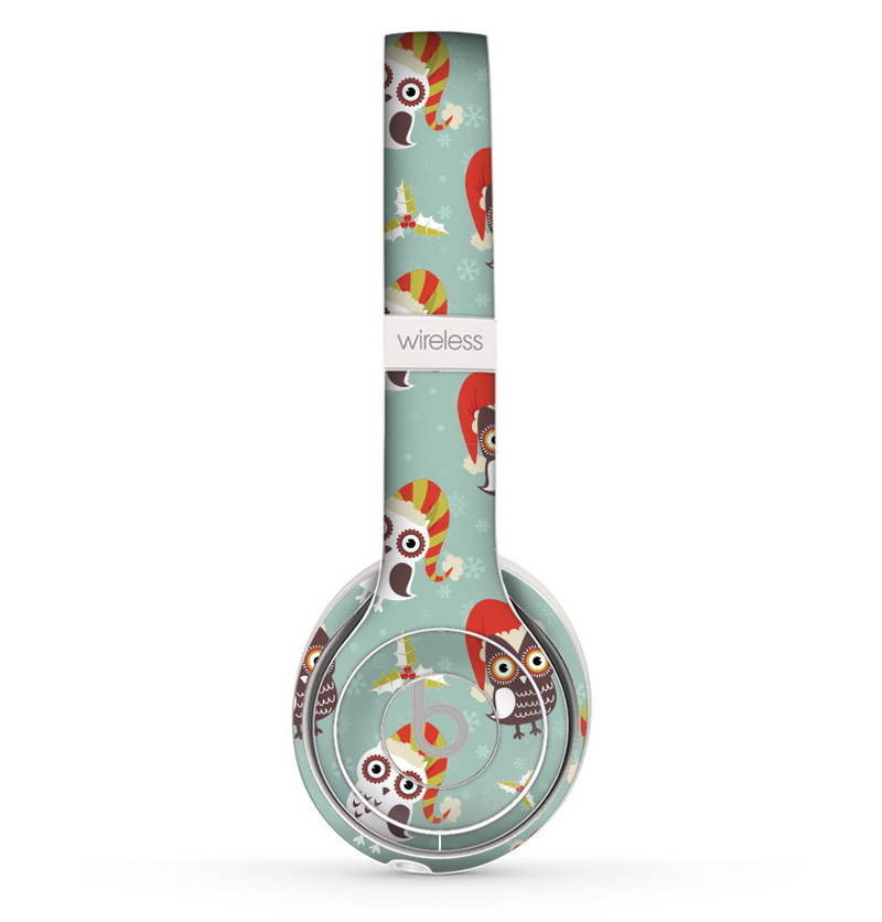 The Cartoon Snowy Colored Owls Skin Set for the Beats by Dre Solo 2 Wireless Headphones