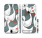 The Cartoon White Geese Sectioned Skin Series for the Apple iPhone 6/6s